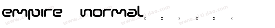 Empire Normal字体转换